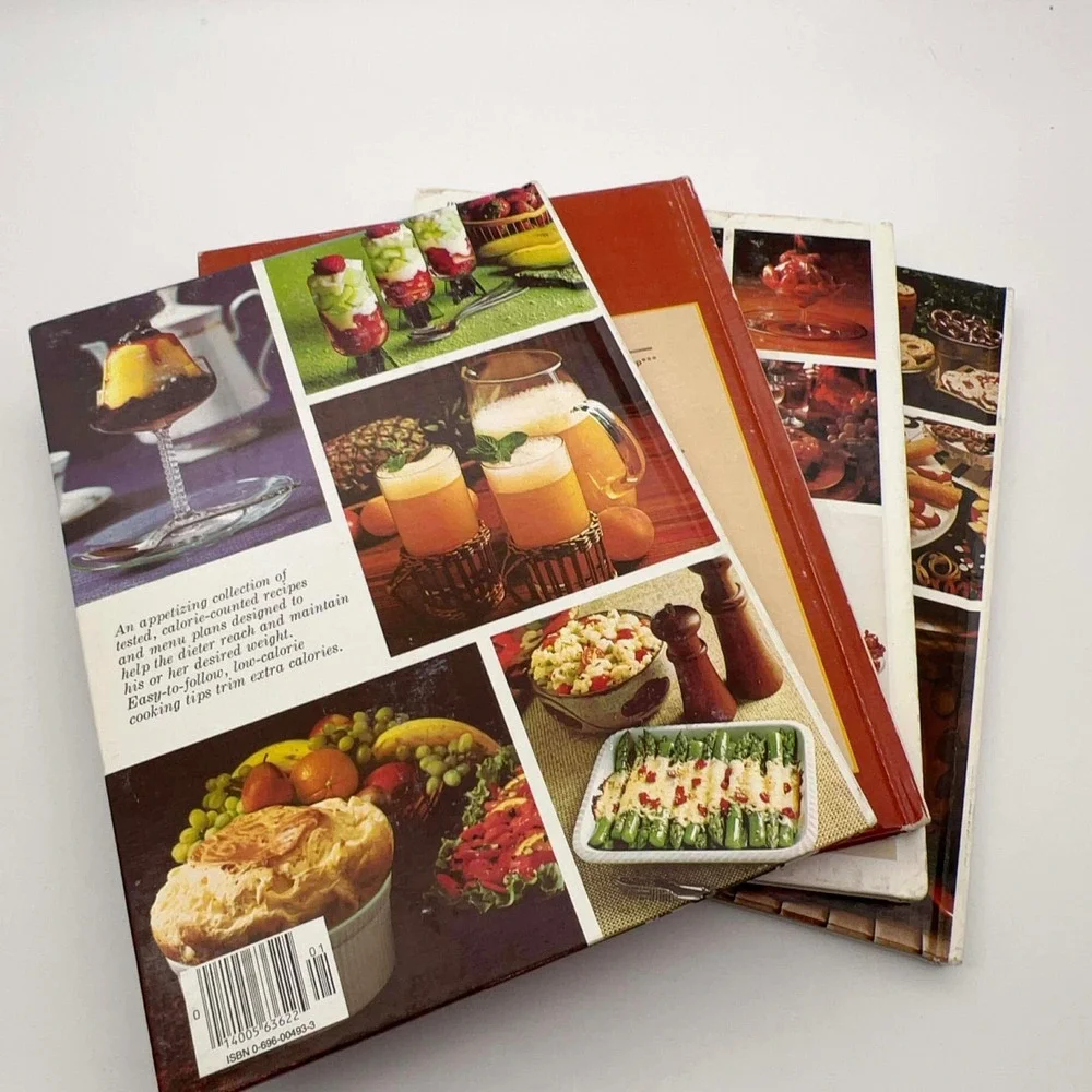 Vintage Better Homes & Gardens‎ 1970s Cookbook Set 4 Calorie Cookies Casserole